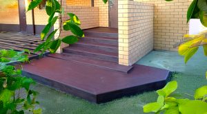 Отделка уличных ступеней из бетона